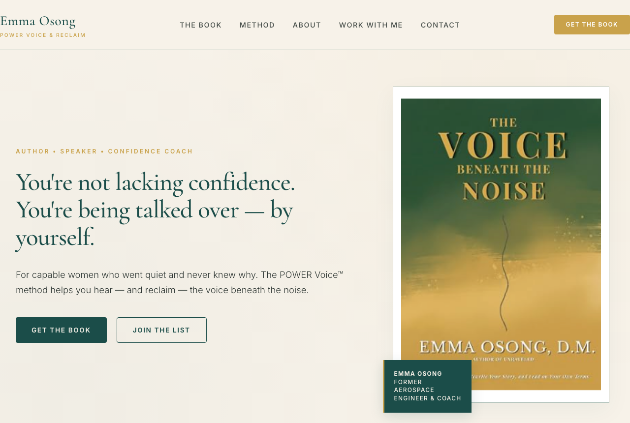 Emma Osong author and coach website